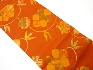 花唐草模様織り出し名古屋帯